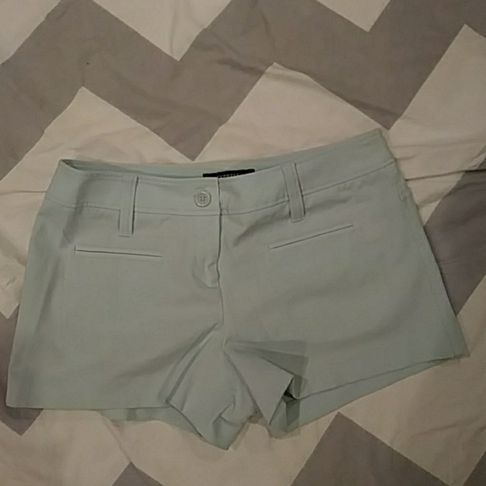 Express Stretch Light Blue Shorts